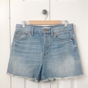11” Rise Vintage Denim Madewell Shorts